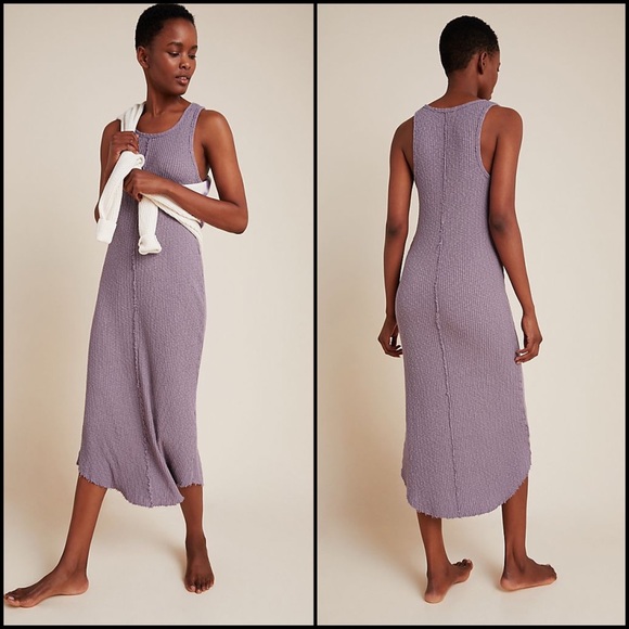 Anthropologie Dresses & Skirts - Nwt Anthropologie Lia Ribbed MIDI Dress T.La M New